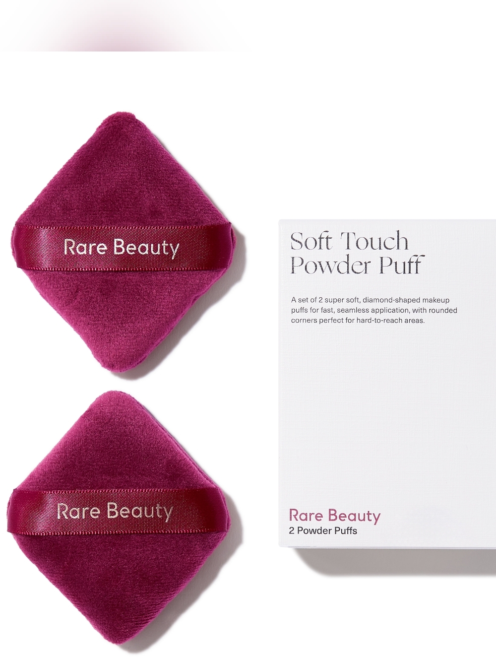 🌸Makeup Need🌸BNIB Rare Beauty SOFT TOUCH POWDER PUFF Applicator Duo!!